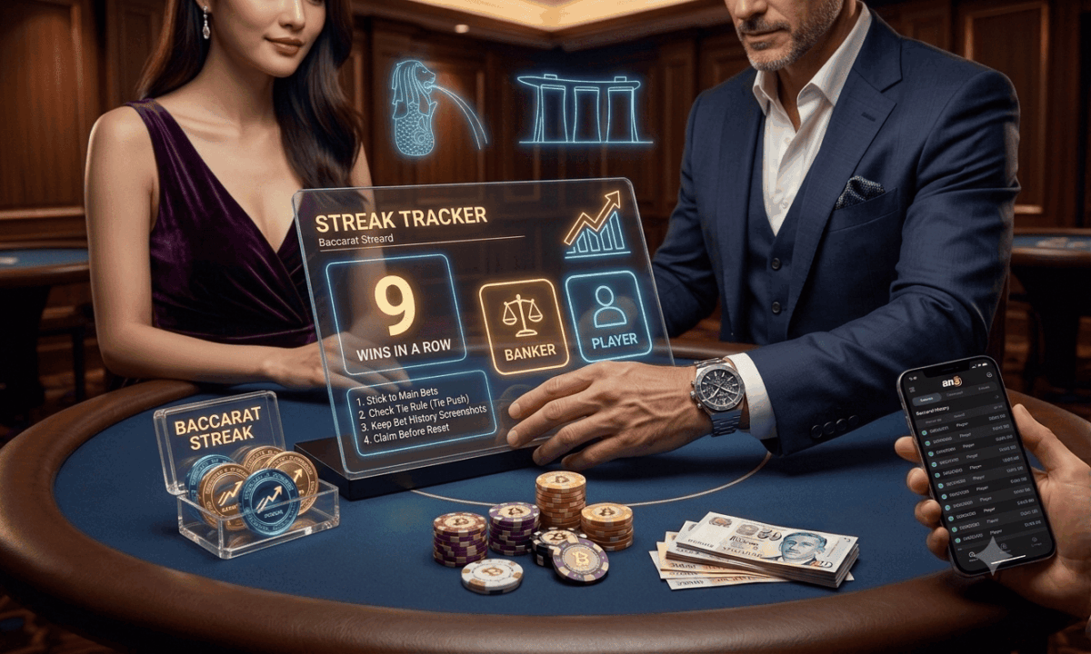 Live baccarat promotions streak tracker for Singapore players