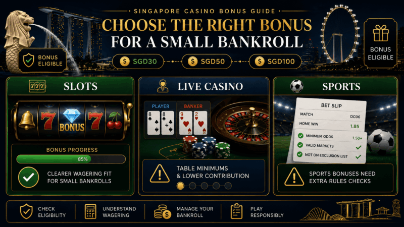 Casino bonus minimum deposit guide for Singapore players