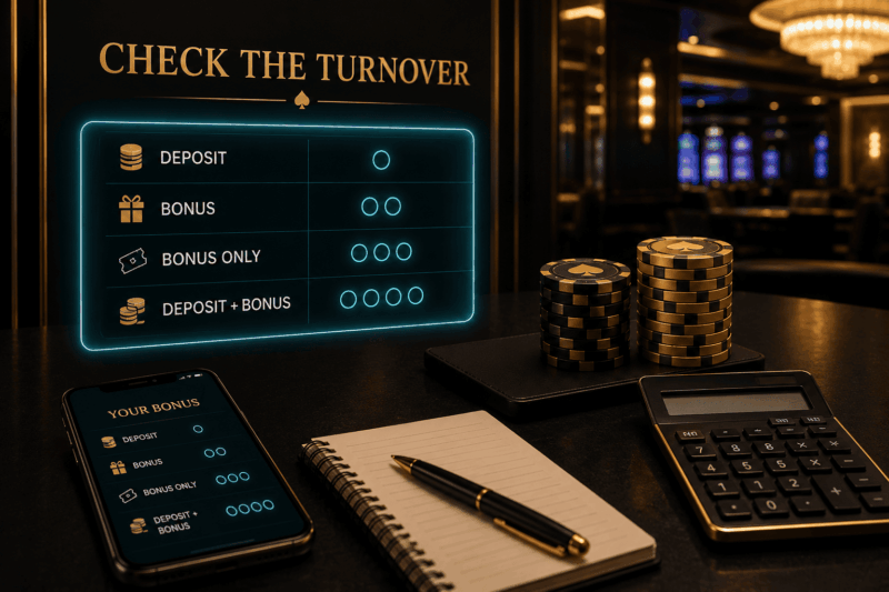 Casino Bonus Singapore turnover check
