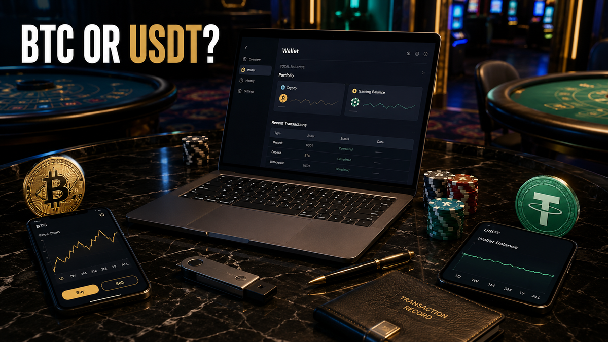 BTC vs USDT casino comparison for Singapore real money players